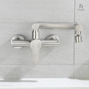 Robinet cuisine design avec douchette flexible