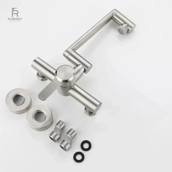 Robinet de cuisine moderne avec douchette détachable