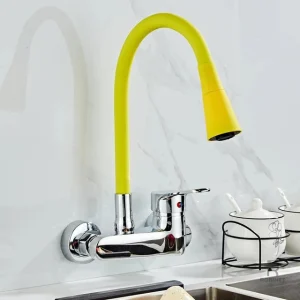 Robinet mural pour cuisine, design moderne et fonctionnel