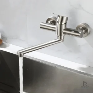 Robinet mural cuisine Long design moderne