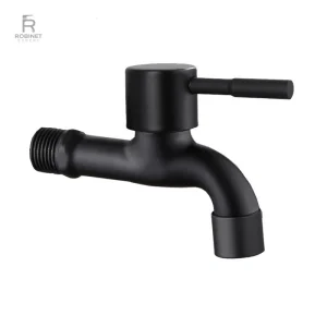 Robinet de jardin noir design pour extérieur