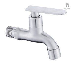 Robinet chrome pour usage extérieur