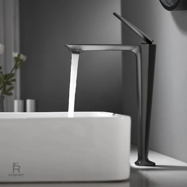 Robinet lavabo au design raffiné et contemporain