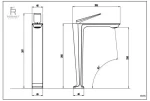 Robinet lavabo alliant esthétique et fonctionnalité