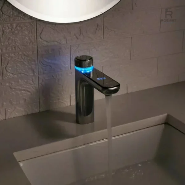 Robinet de douche thermostatique, style contemporain