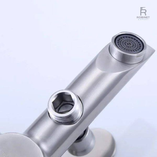 Robinet douche avec finition chromée