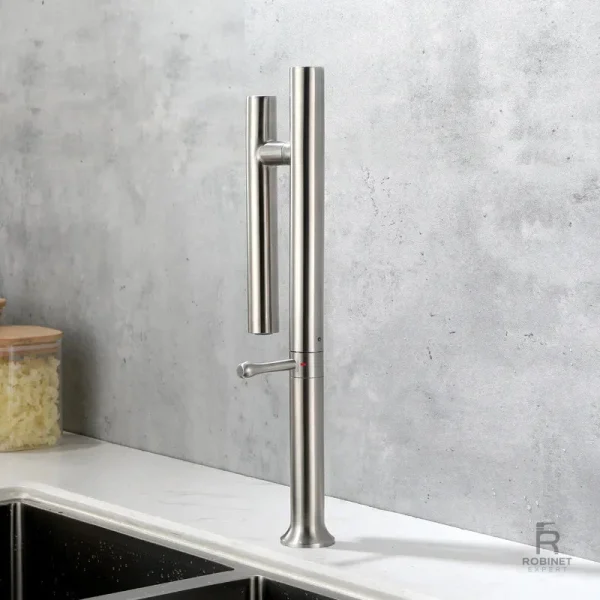 robinet-vier-cuisine-rabattable-1 Robinet rabattable pour évier de cuisine moderne