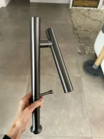 Robinet de cuisine rabattable, design pratique et élégant