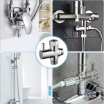 Robinet de toilettes 3 voies, solution flexible pour l'eau