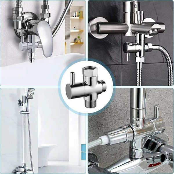 Robinet de toilettes 3 voies, solution flexible pour l'eau