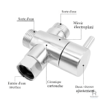 Accessoire WC 1/2, robinet polyvalent et durable