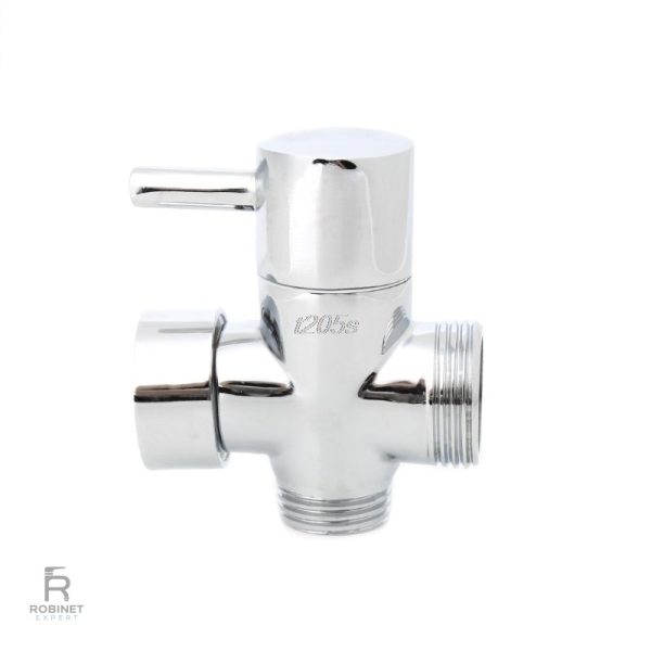 robinet-wc-3-voies-chrome-1 Robinet WC 3 voies en chrome