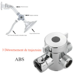 Accessoire WC en ABS, design fonctionnel 3 voies