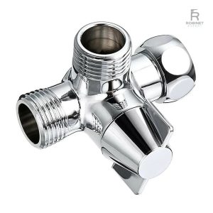 Robinet en laiton pour toilettes, modèle 3 voies