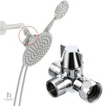 Robinet de toilette 3 voies, finition en laiton