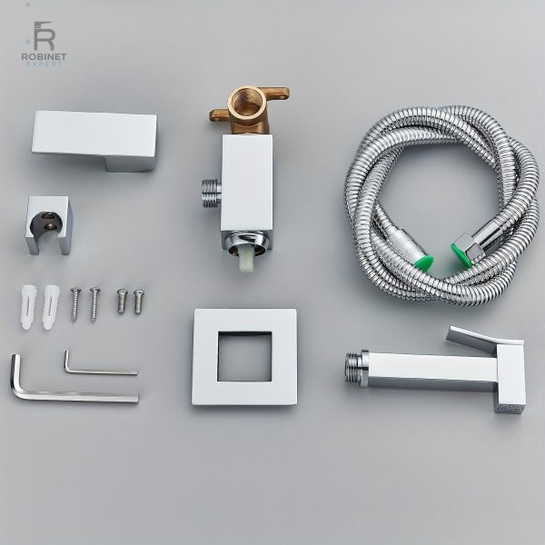 Design compact de robinet pour douchette WC efficace