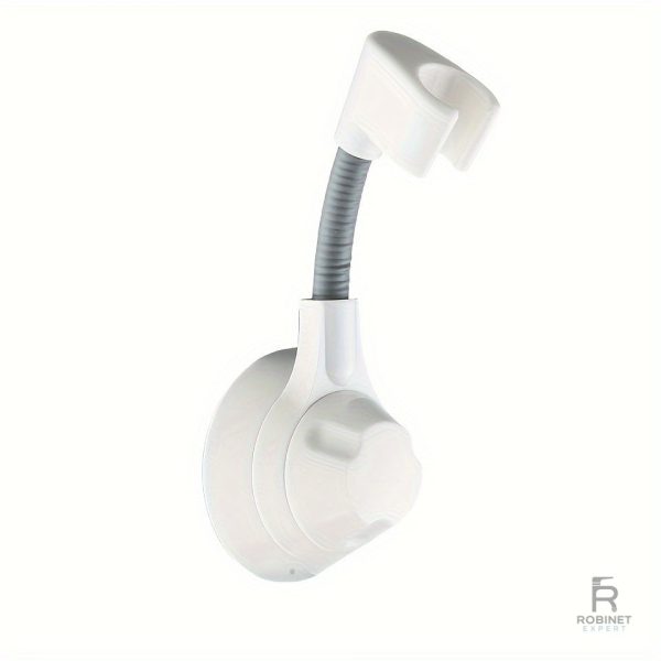 Support de douche pratique avec ventouse pour installation rapide