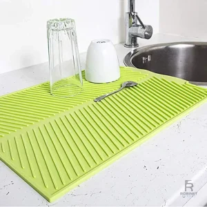 Tapis d'égouttage silicone pour évier