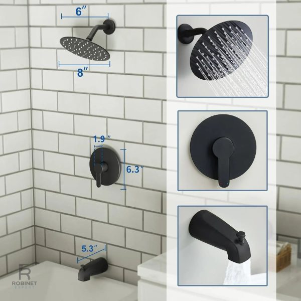 Tête de douche améliorée pour un débit d'eau agréable et doux