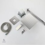 Accessoire de salle de bain : tête de douche pluie