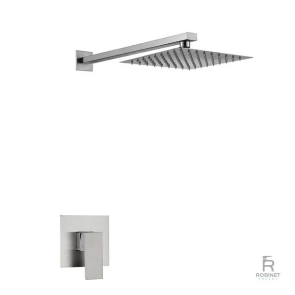 Tête de douche design avec jet de pluie doux