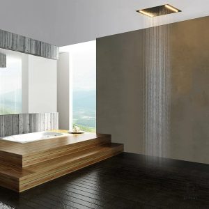 Tête de douche plafond XXL pour une expérience de douche luxueuse