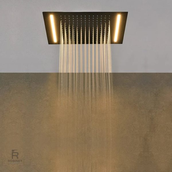 Douche pluie XXL, design moderne et élégant pour votre salle de bain