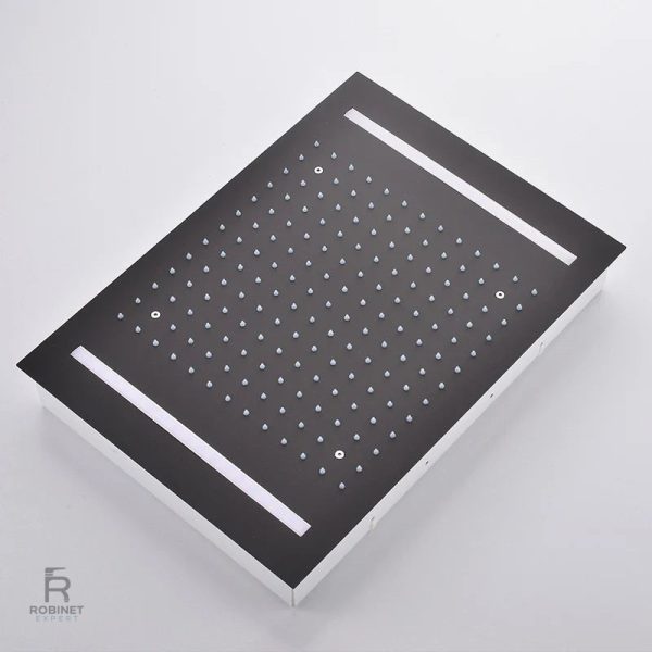 Accessoire de salle de bain, tête de douche au style contemporain