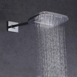 Tête de douche pluie avec design élégant et fonctionnel