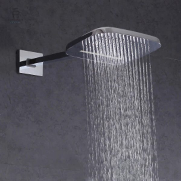 Tête de douche pluie avec design élégant et fonctionnel
