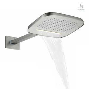 Accessoire de salle de bain : tête de douche pluie pratique et esthétique