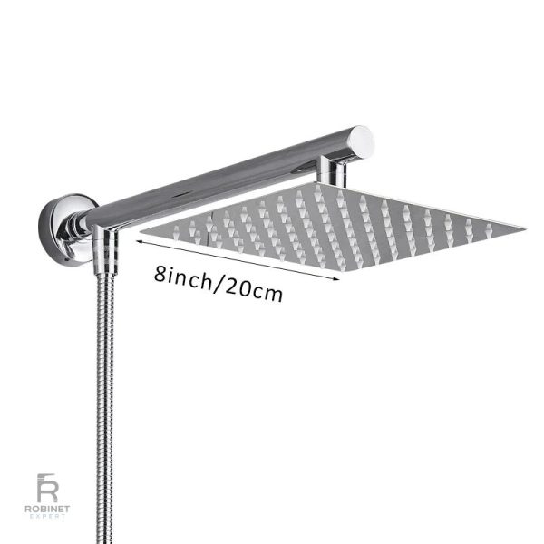 Tête de douche avec grande surface de diffusion
