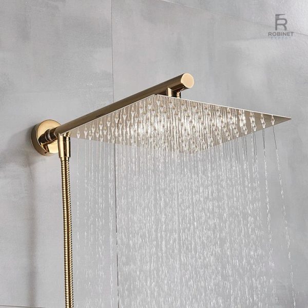 Tête de douche à large surface pour un meilleur confort